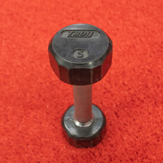 Troy Rubber Encased 12 Sided Dumbbell